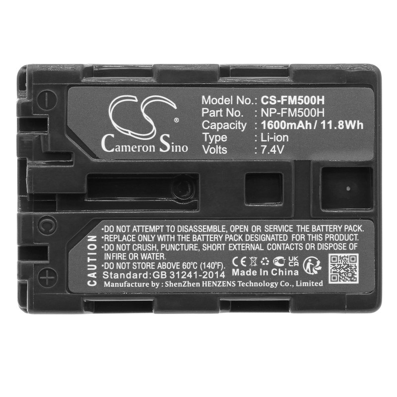 Батерия за фотоапарат NPFM500H LiIon 7.2V 1600mAh  Cameron Sino, CS-FM500H