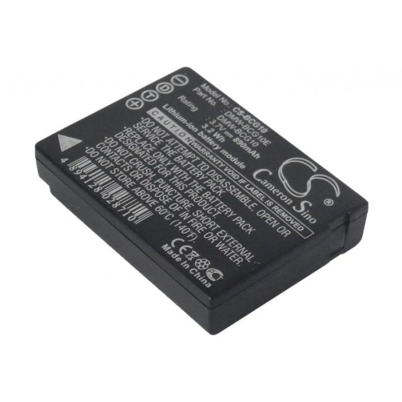 Батерия за фотоапарат Panasonic 3.7V 890mAh DMW-BCG10 Cameron Sino, CS-BCG10