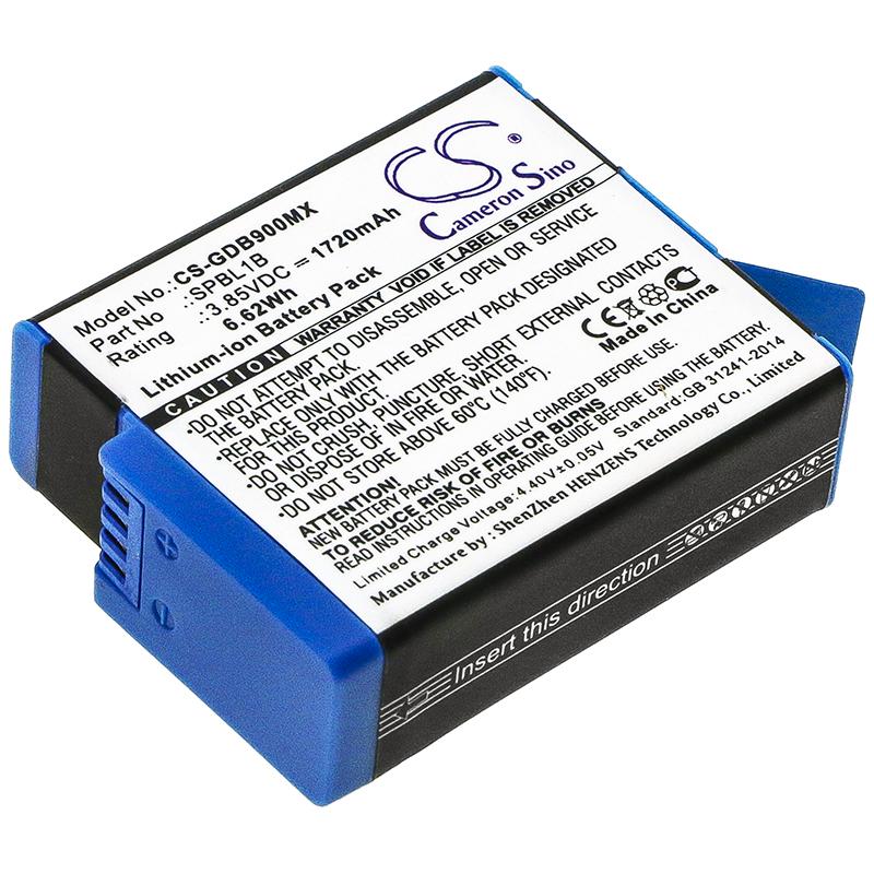 Батерия за камера GO PRO Hero 9; HERO 10; Hero 11; Hero 12  AHDBT-901  3,85V 1720mAh   LIIon Cameron Sino, CS-GDB900MX