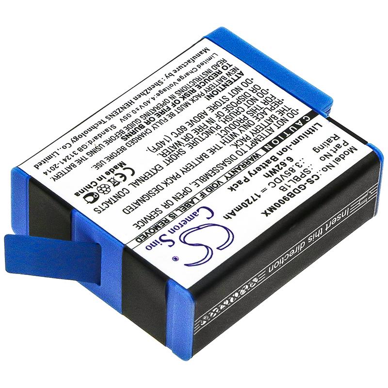 Батерия за камера GO PRO Hero 9; HERO 10; Hero 11; Hero 12  AHDBT-901  3,85V 1720mAh   LIIon Cameron Sino, CS-GDB900MX