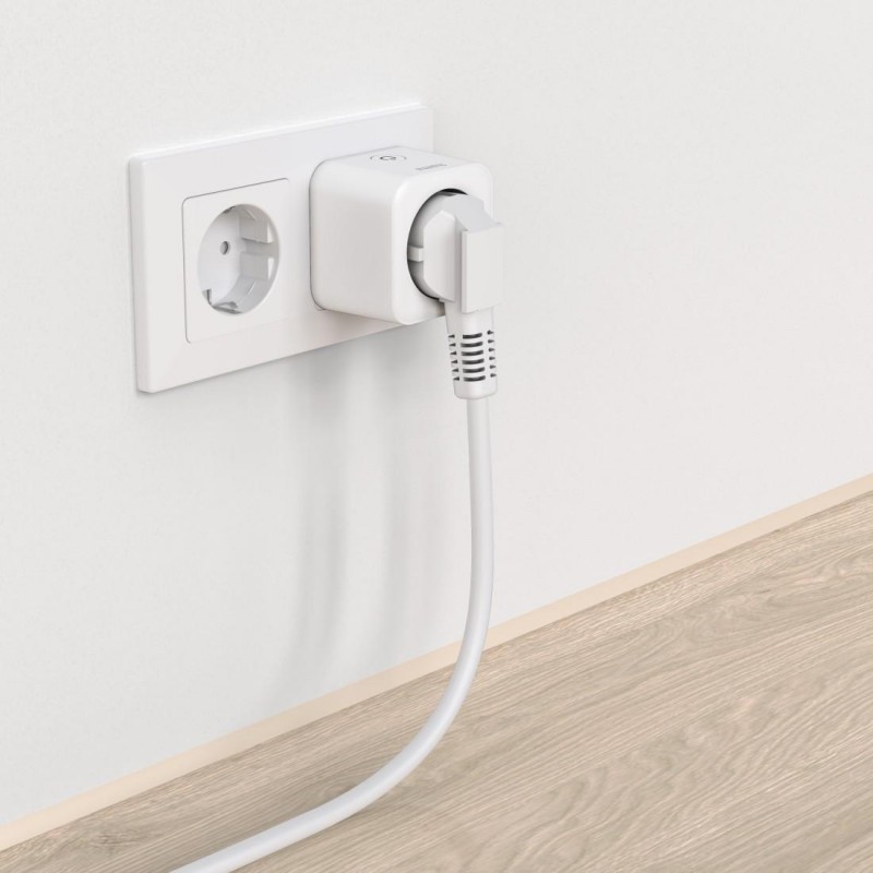 HAMA Смарт мини  WiFi контакт 3680W, 16A с прил. за измерване на ен.консумация