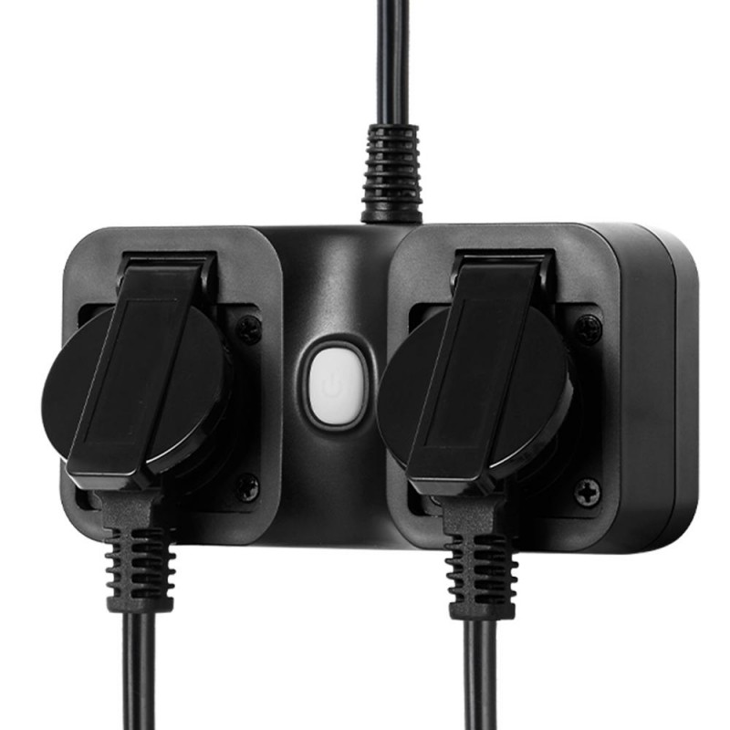 Смарт контакт Edimax SP-1122WTO 2 гнезда за вътрешна или външна употреба, WiFi, EDIM-SP-1122WTO