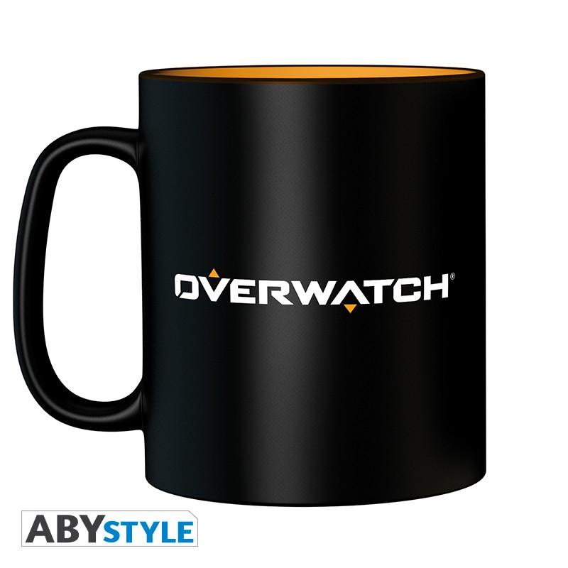 Чаша ABYSTYLE OVERWATCH Logo, King size, Черен, ABYSTYLE-ABYMUG522