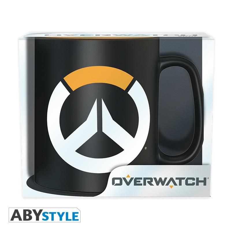 Чаша ABYSTYLE OVERWATCH Logo, King size, Черен, ABYSTYLE-ABYMUG522