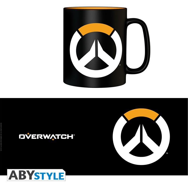 Чаша ABYSTYLE OVERWATCH Logo, King size, Черен, ABYSTYLE-ABYMUG522