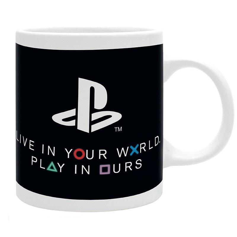 Чаша ABYSTYLE PLAYSTATION, World, Порцелан, Бяла, ABYSTYLE-MG1416