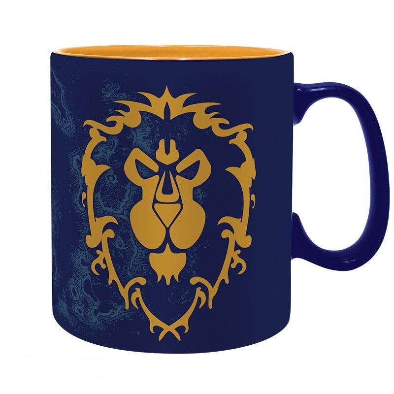 Чаша ABYSTYLE WORLD OF WARCRAFT - Alliance, 460 ml, Син, ABYSTYLE-ABYMUG479