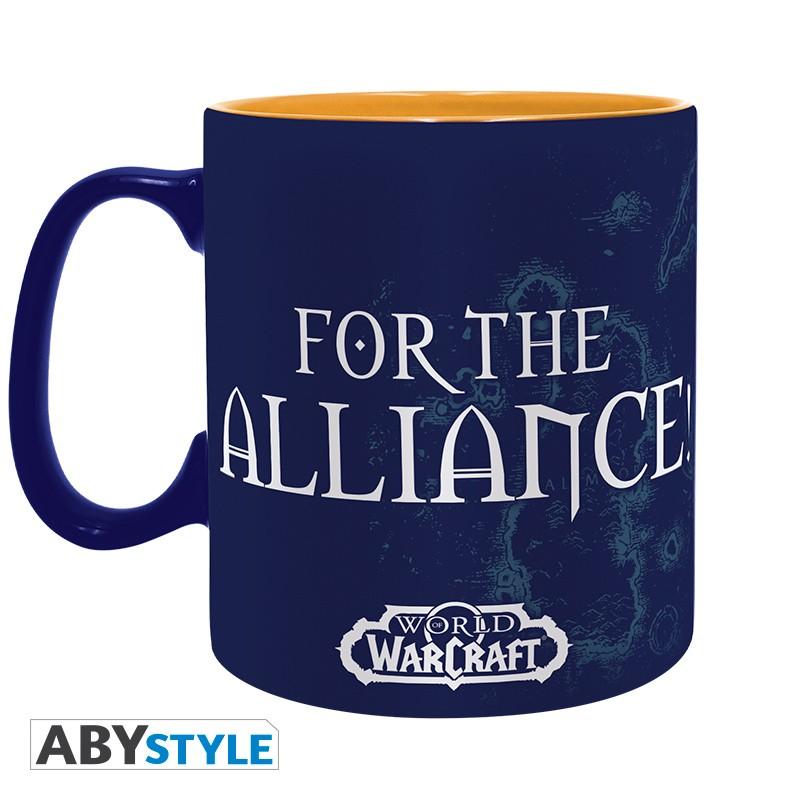Чаша ABYSTYLE WORLD OF WARCRAFT - Alliance, 460 ml, Син, ABYSTYLE-ABYMUG479