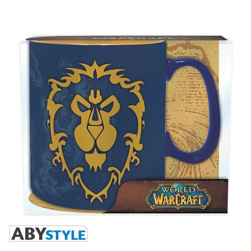 Чаша ABYSTYLE WORLD OF WARCRAFT - Alliance, 460 ml, Син, ABYSTYLE-ABYMUG479