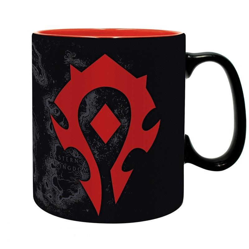 Чаша ABYSTYLE WORLD OF WARCRAFT - Horde, 460 ml, Черен, ABYSTYLE-ABYMUG434