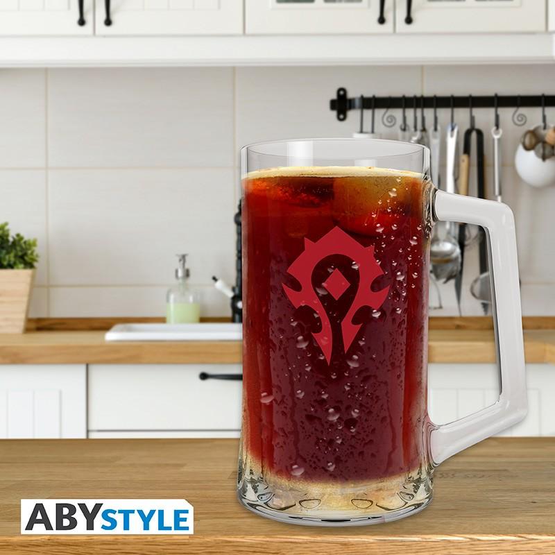 Чаша ABYSTYLE WORLD OF WARCRAFT - Horde, 50 cl, Прозрачен, ABYSTYLE-ABYVER093