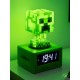 Часовник с аларма Paladone: Minecraft - Creeper Icon Alarm Clock, PP11369MCFV3, PD-093713