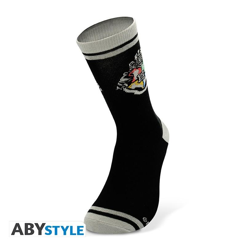 Чорапи ABYSTYLE HARRY POTTER Black & Grey Hogwarts, Черен/Сив, ABYSTYLE-ABYSOC016