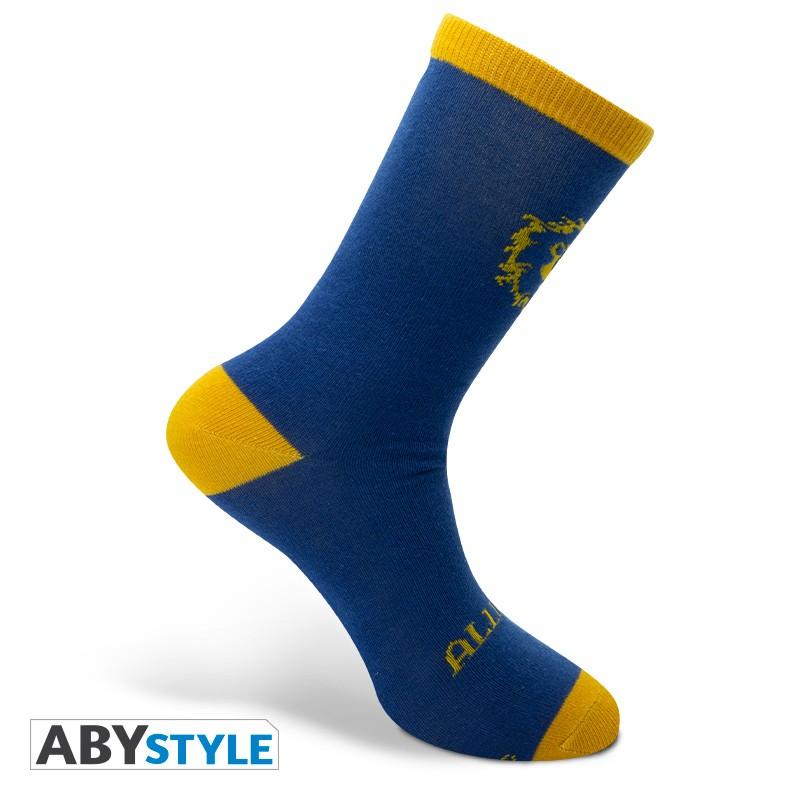 Чорапи ABYSTYLE WORLD OF WARCRAFT Alliance, Син/Жълт, ABYSTYLE-ABYSOC004