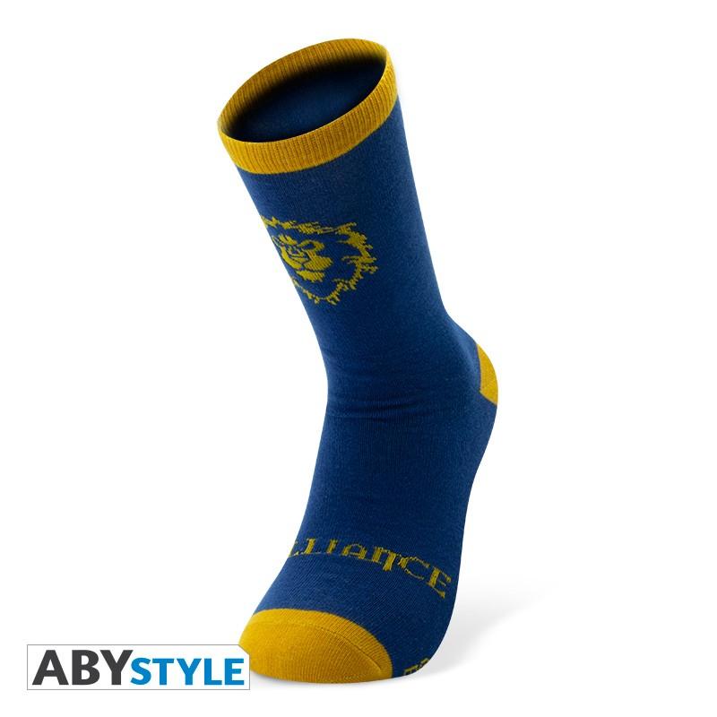 Чорапи ABYSTYLE WORLD OF WARCRAFT Alliance, Син/Жълт, ABYSTYLE-ABYSOC004