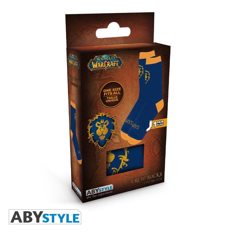 Чорапи ABYSTYLE WORLD OF WARCRAFT Alliance, Син/Жълт, ABYSTYLE-ABYSOC004