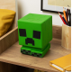 Лампа Paladone: Minecraft - Creeper SquishyGlo Silicone Light Rechargeable, PP14710MCF, PD-104473