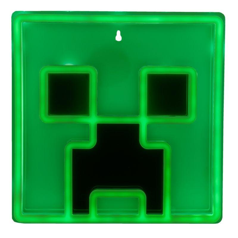 Лампа Paladone: Minecraft - Creeper Wall Mountable LED Neon Light, PP14020MCFVN, PD-099995