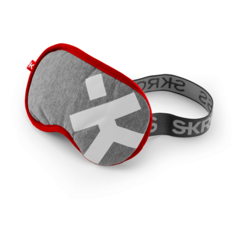 Маска за сън Skross Deluxe Sleep Mask, Светло сива, SKROSS-SKTA1001EYMLGCN
