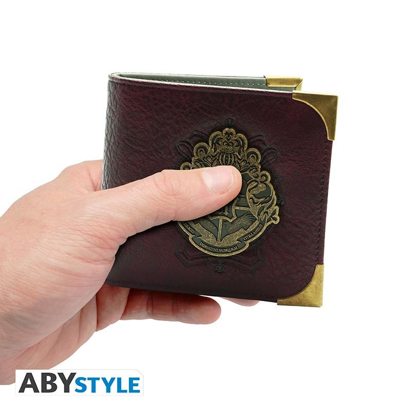 Портфейл ABYSTYLE HARRY POTTER Hogwarts, Метална емблема, Кафяв, ABYSTYLE-ABYBAG505
