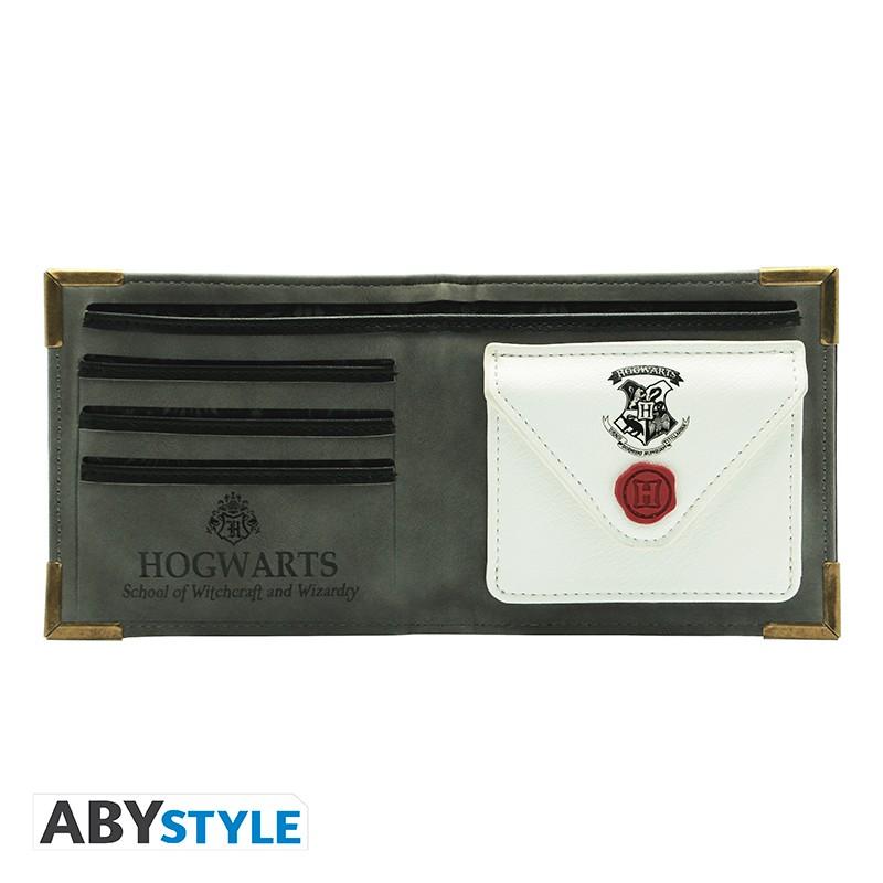 Портфейл ABYSTYLE HARRY POTTER Hogwarts, Метална емблема, Кафяв, ABYSTYLE-ABYBAG505
