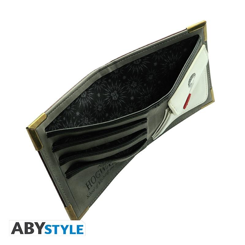 Портфейл ABYSTYLE HARRY POTTER Hogwarts, Метална емблема, Кафяв, ABYSTYLE-ABYBAG505