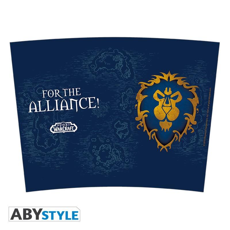 Термо чаша ABYSTYLE WORLD OF WARCRAFT Alliance, Син, ABYSTYLE-ABYTUM015
