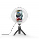 Статив с LED светлина Hama SpotLight Work Area 67, За смартфон и таблет, HAMA-04657