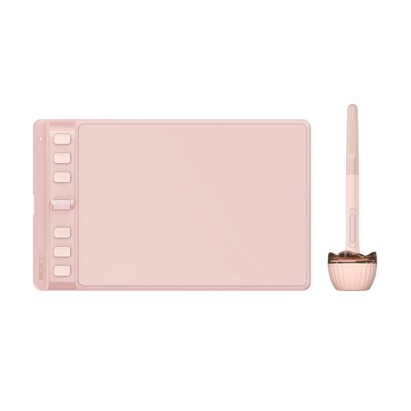 Графичен дисплей таблет HUION Inspiroy 2 S, 5080 LPI, Розов, HUION-TAB-H641P-PINK