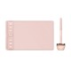 Графичен дисплей таблет HUION Inspiroy 2 S, 5080 LPI, Розов, HUION-TAB-H641P-PINK
