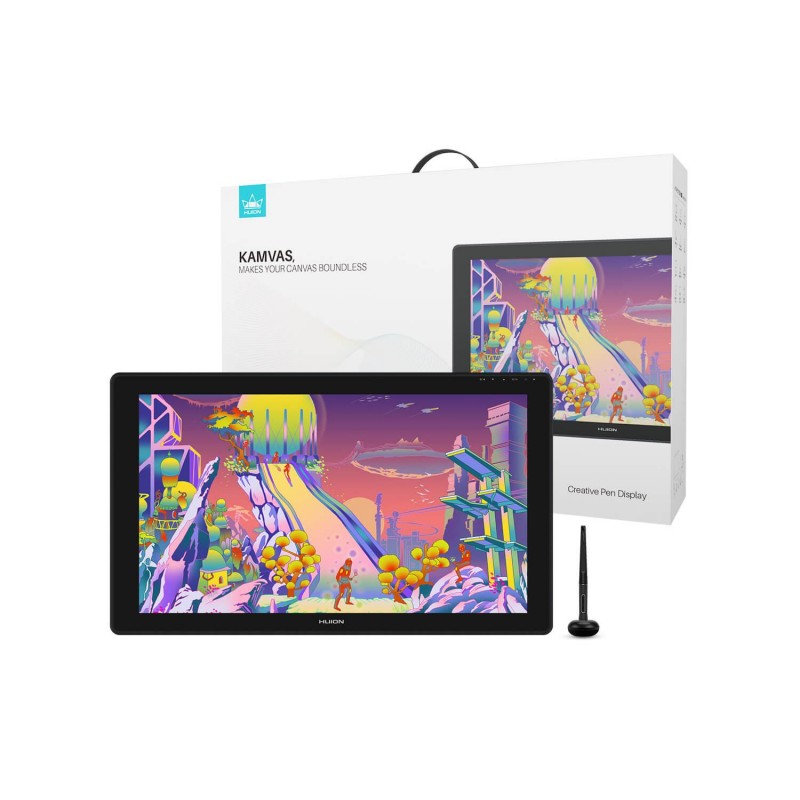 Графичен дисплей таблет HUION Kamvas 24 Plus GS2402, тъмно сив, HUION-TAB-GS2402