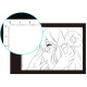 LED светеща подложка за рисуване HUION LED light pad L4SUSB, Черен-HUION-PAD-L4S