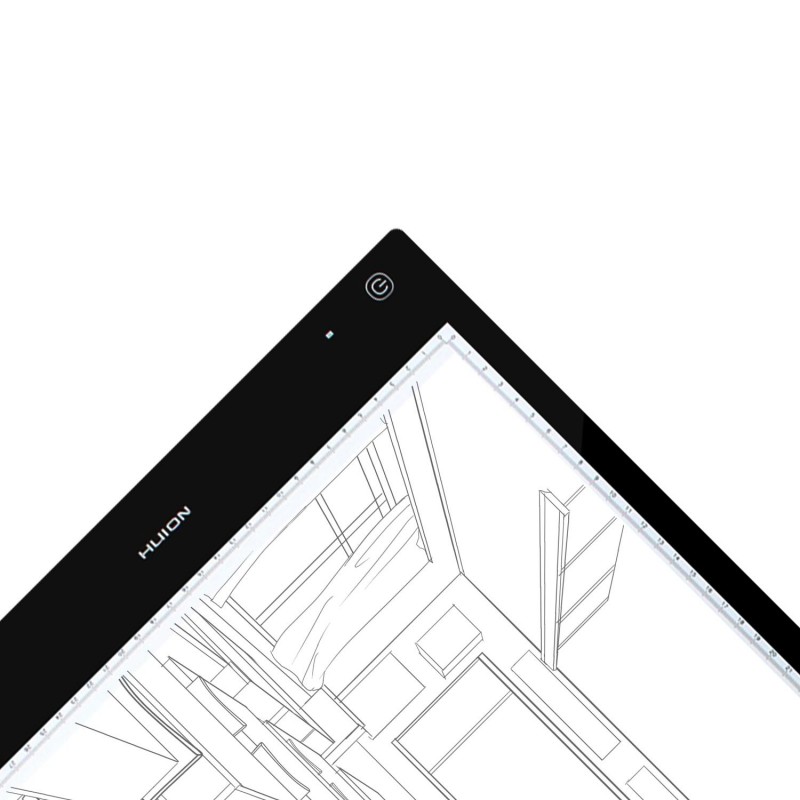 LED светеща подложка за рисуване HUION LED light pad LB3, вградена батерия 1050mAh, HUION-PAD-LB3