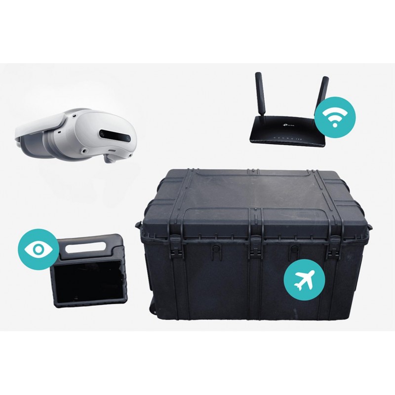 Комплект VR Expert-6 бр PICO 4 Ultra VR очила,куфар, таблет, рутер, аксесоари, PICO-VR-4-ULTRA-6