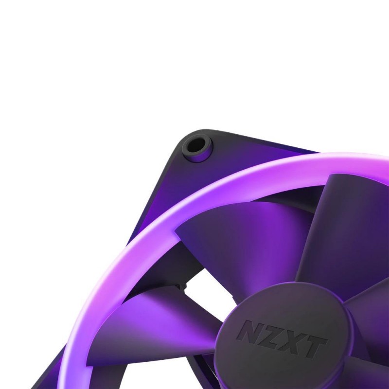 Комплект вентилатори NZXT F140 RGB Black 2 броя и NZXT RGB контролер, NZXT-FAN-RF-R14DF-B1