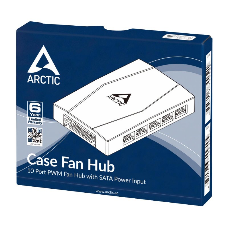 Контролер за вентилатори ARCTIC Case Fan PWM Hub 1 to 10 Port-ARCTIC-AC-ACFAN00175A