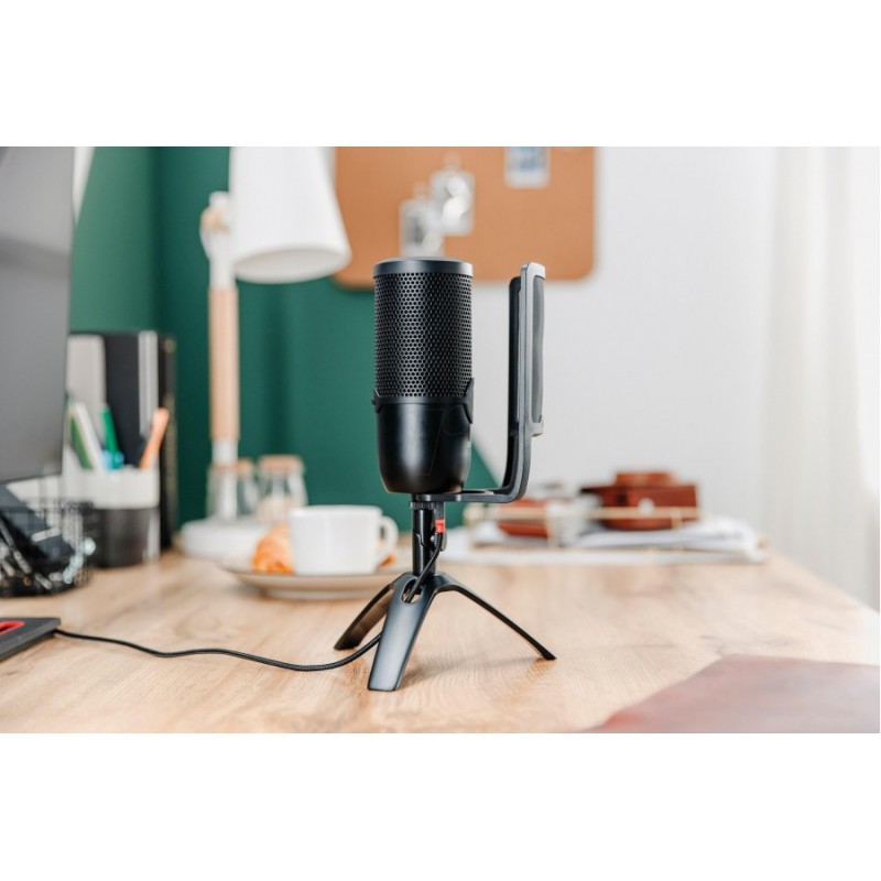 POP филтър за микрофон CHERRY JA-0750, Черен, CHERRY-MIC-JA-0750