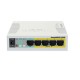 Рутер MikroTik MikroTik RB260GSP CSS106-1G-4P-1S, 10/100/1000Mbit, 128 KB, PoE, SwOS-MIKROTIK-RB260GSP