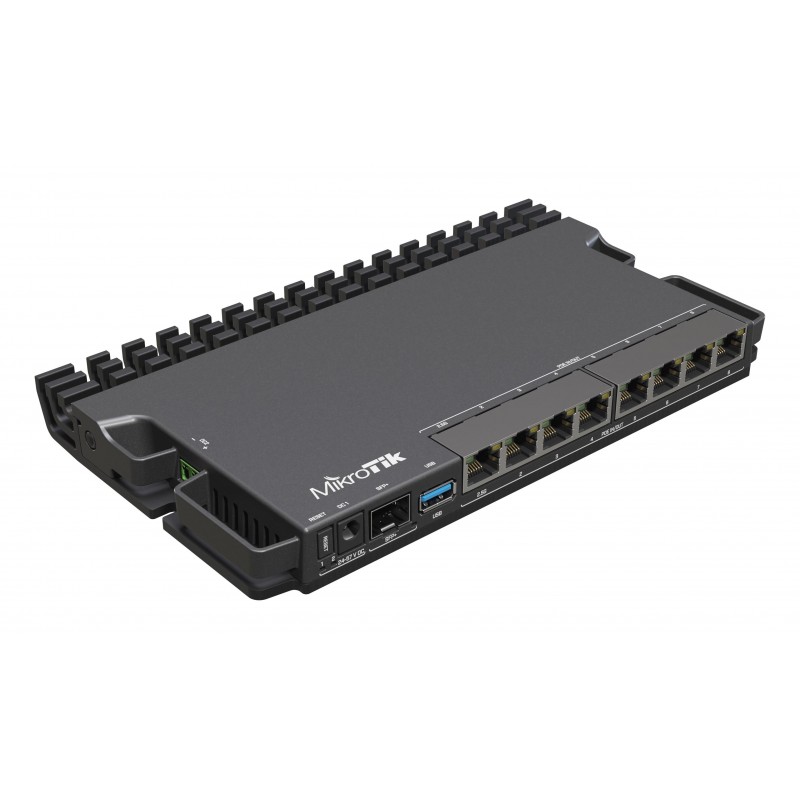Рутер MikroTik RB5009UPr+S+IN, CPU 1.4GHz, 1GB, 7x10/100/1000, 1xSFP, USB 3.0, MIKROTIK-RB5009UPr-S-IN