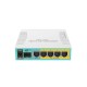 Рутер MikroTik RB960PGS, 5 x 10/100/1000, hEX PoE, MIKROTIK-RB960PGS-HEX-POE