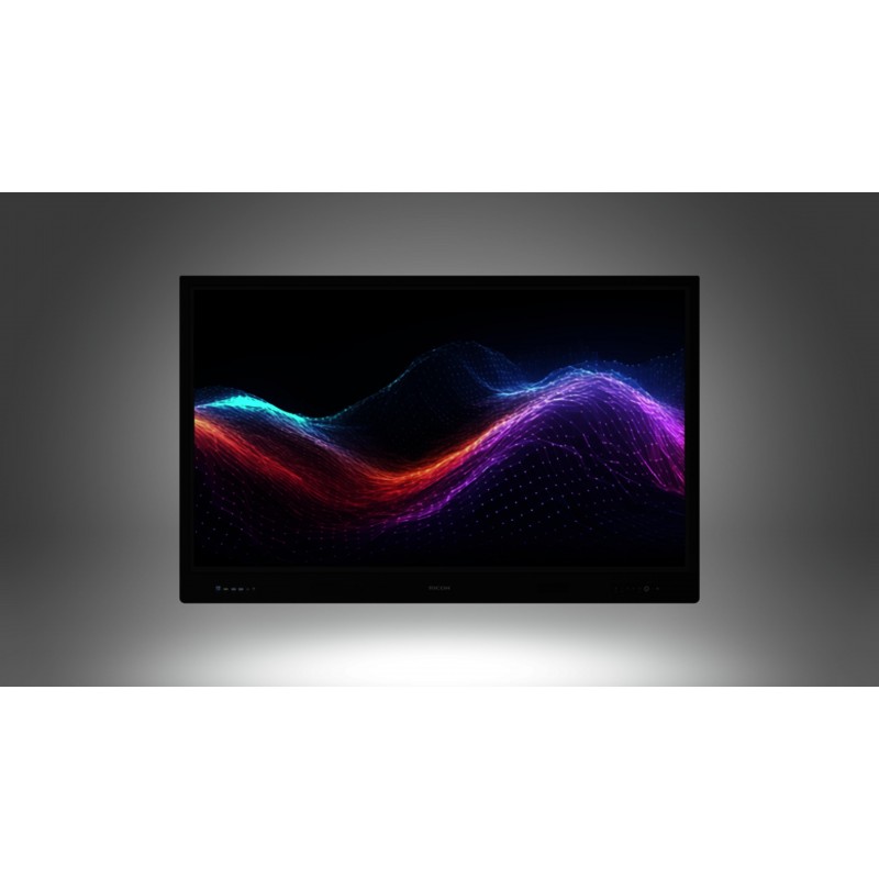 Интерактивен дисплей RICOH A7510, 65", 3840 x 2160, HDMI, DP, Android 13, USB, Мулти-тъч, Черен