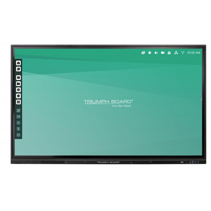 Интерактивен мулти-тъч дисплей TRIUMPH BOARD 75" IFP, Черен панел, Android 14, TRIUMPH-MON-75IFP14