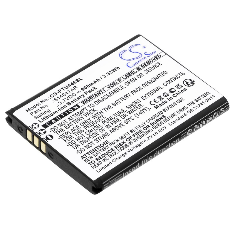 Батерия за мобилен телефон   PANASONIC KX-TU446, KX-TU456, KX-TU466EXBE  LiIon 3,7V 900mAh CAMERON SINO, CS-PTU446SL