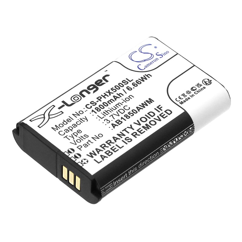 Батерия за мобилен телефон   PHILIPS AB1720AWM, AB1790AWM, Xenium 9A9K LiIon 3,7V 1800mAh CAMERON SINO, CS-PHX500SL