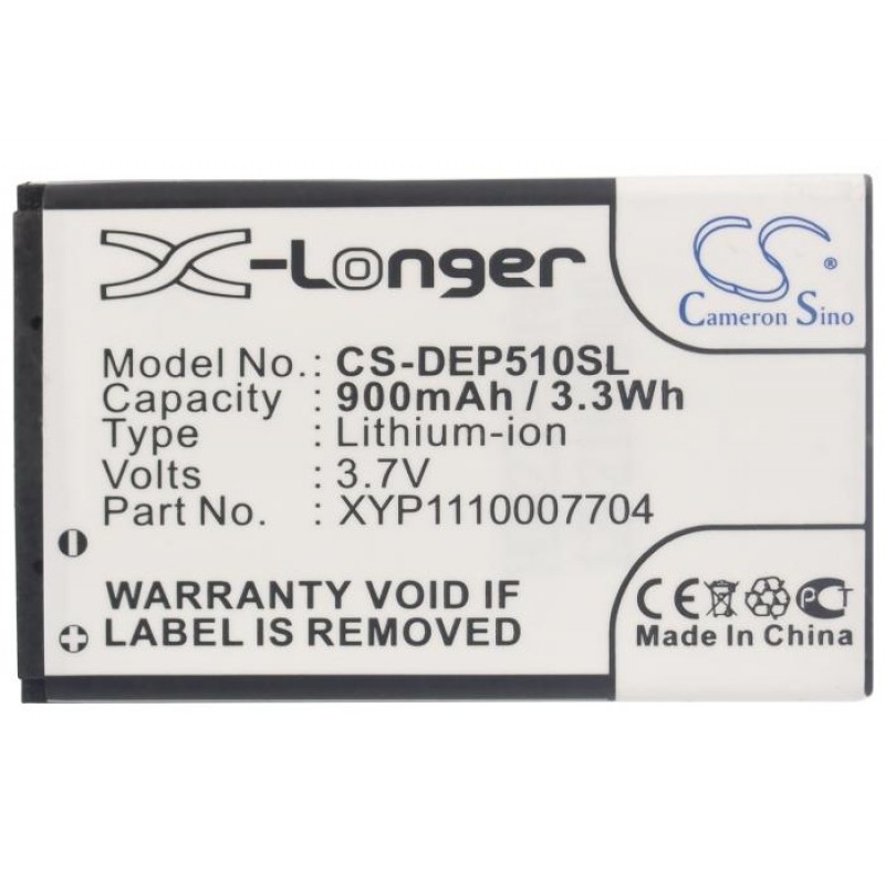 Батерия за телефон  DORO 1360 1362  CS-DEP510SL 3,7V 900mAh LiIon CAMERON SINO, CS-DEP510SL