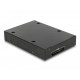 Чекмедже Delock 3.5″, За 1 x 2.5″ U.2 NVMe SSD или SATA / SAS HDD / SSD, Черен, DELOCK-47232