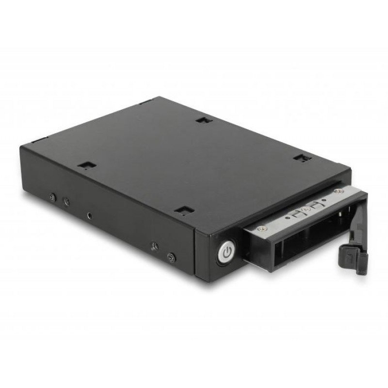 Чекмедже Delock 3.5″, За 1 x 2.5″ U.2 NVMe SSD или SATA / SAS HDD / SSD, Черен, DELOCK-47232