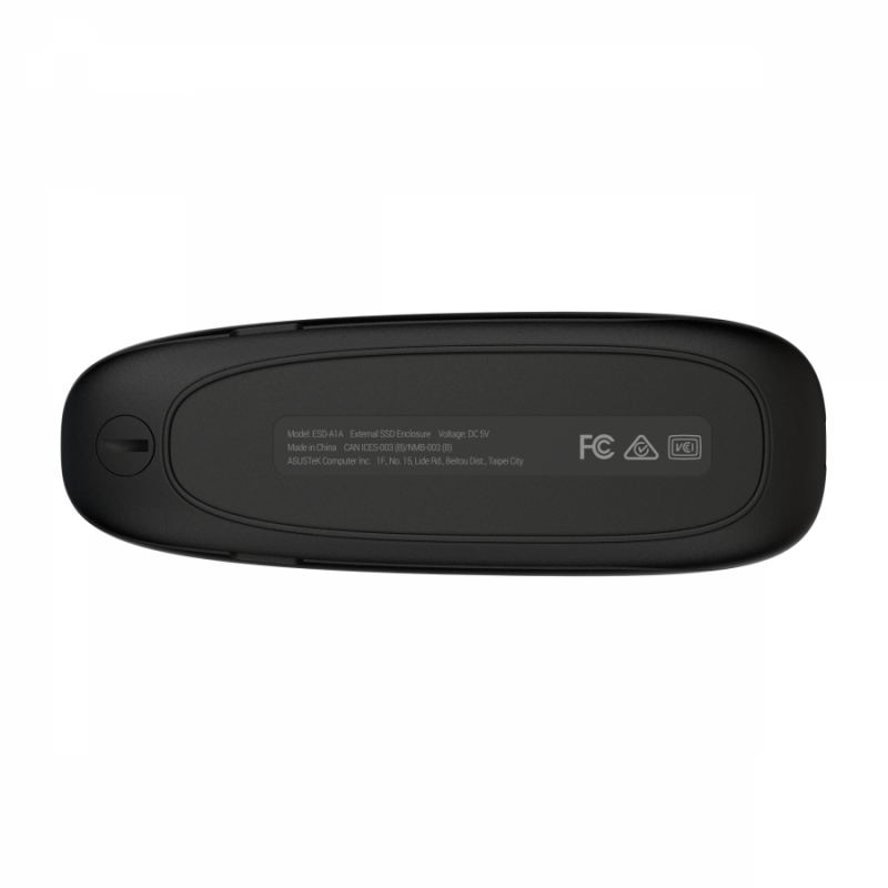 Чекмедже за ASUS Cobble SSD Enclosure - Черен, ASUS-SSD-CAGE-COB-BK