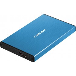 Чекмедже за твърд диск 2,5’’, Natec Rhino Go, USB 3.0, син