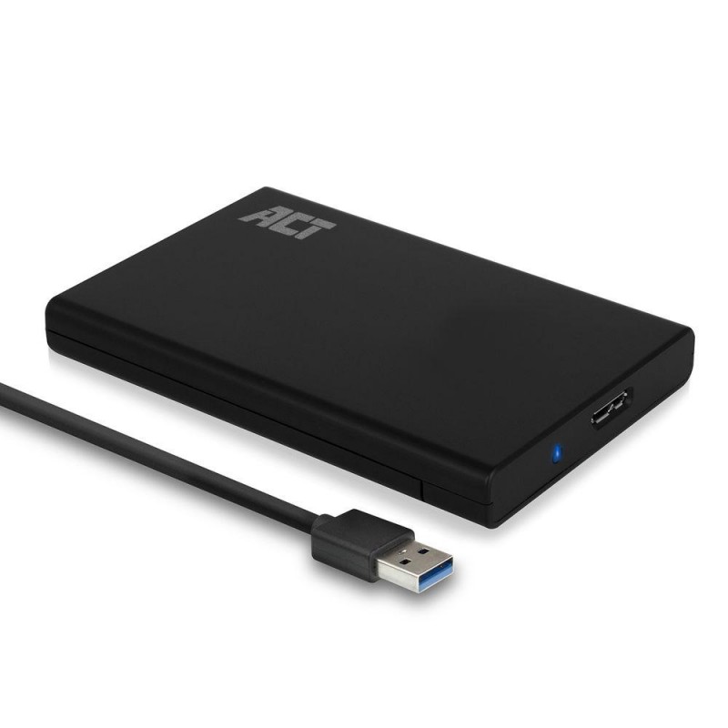 Чекмедже за твърд диск ACT AC1215, 2.5, USB 3.0, Черен, EWENT-ACT-RACK-AC1215